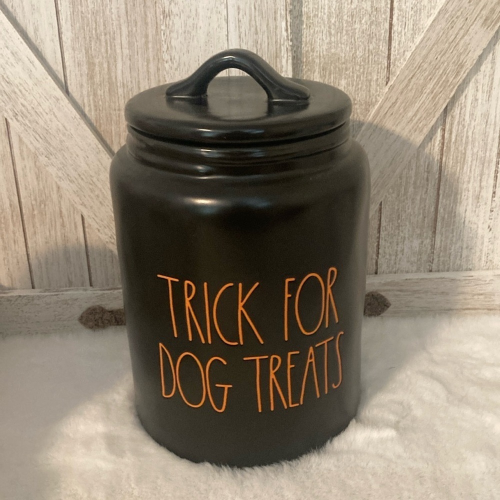 Rae Dunn Trick For Dog Treats